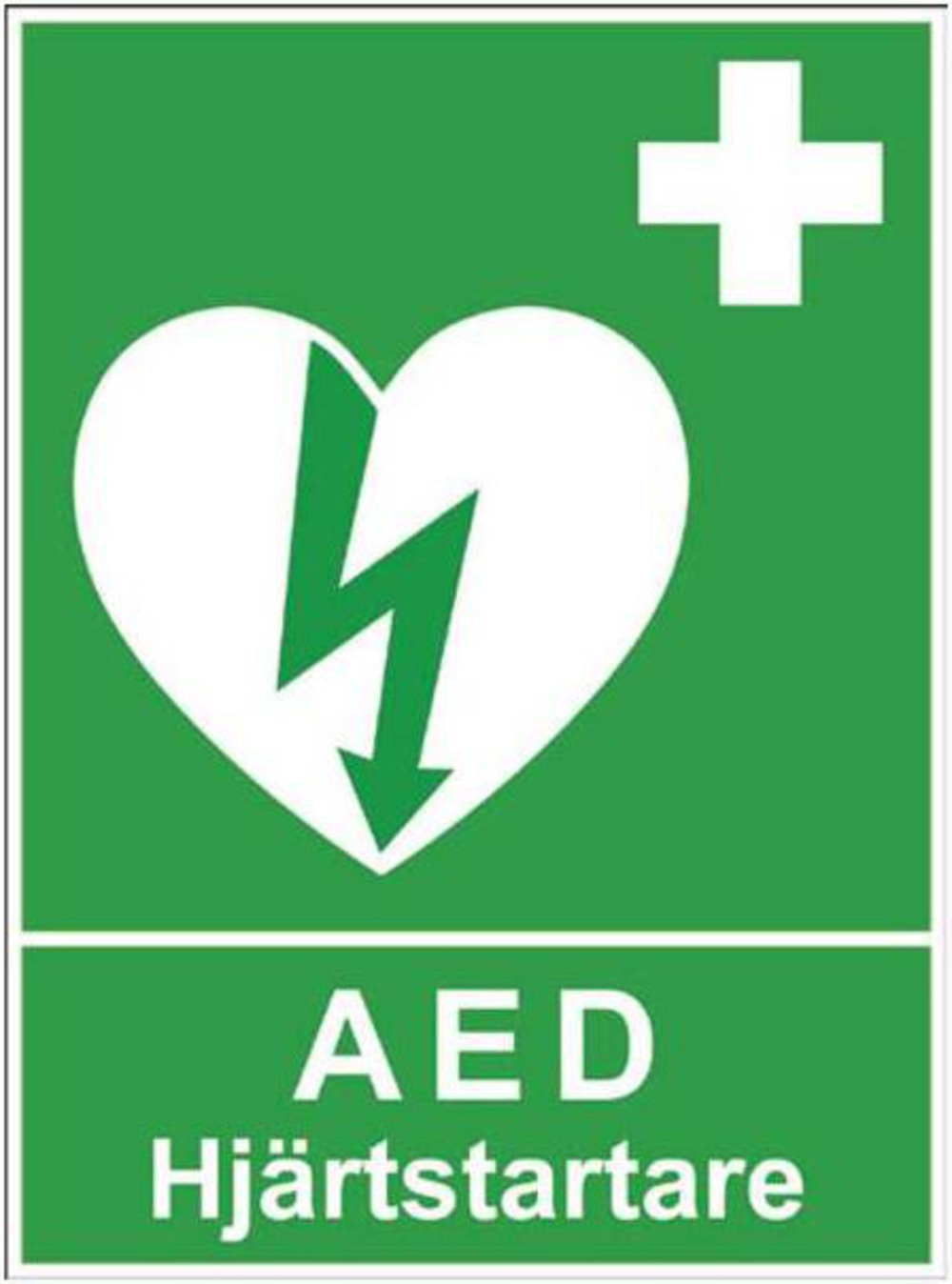 Bilden visar en symbol f&ouml;r hj&auml;rtstartare